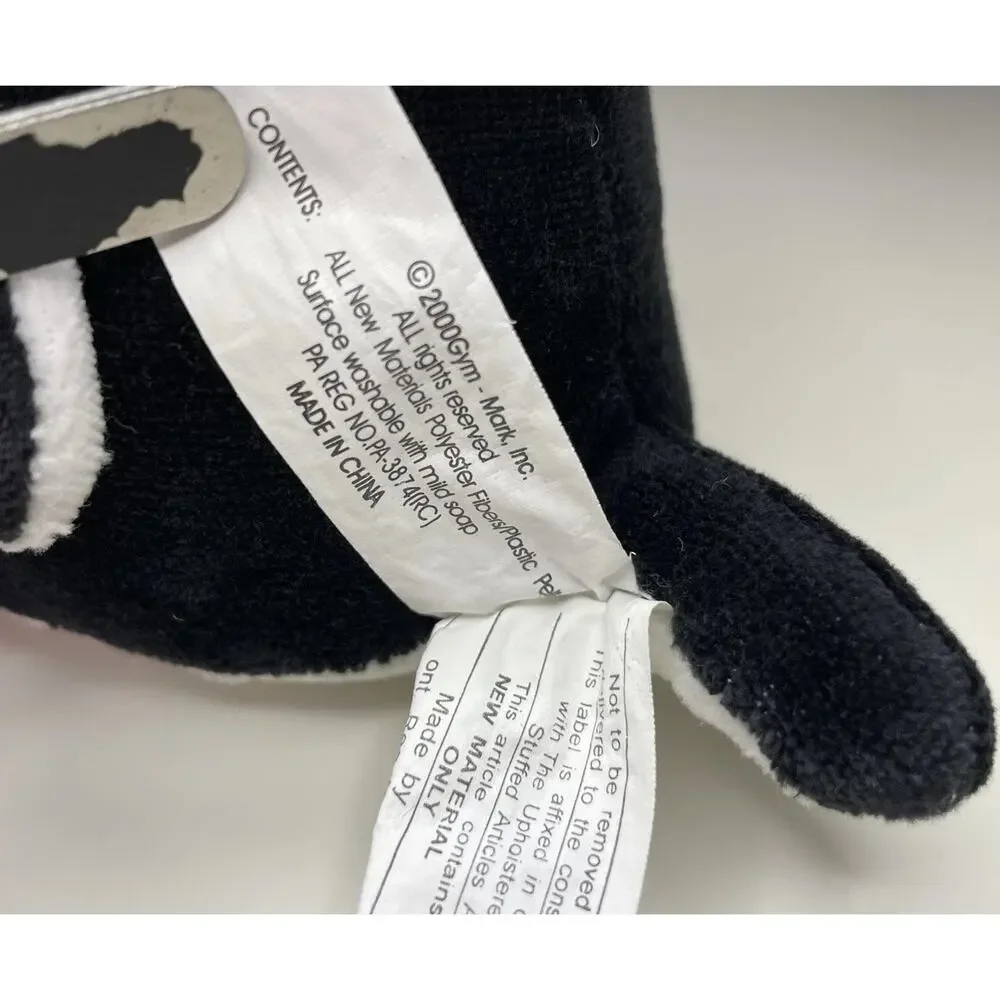 Vintage 2000 Gymboree Penguin Plush 6” Black White Orange Stuffed Animal Lovey